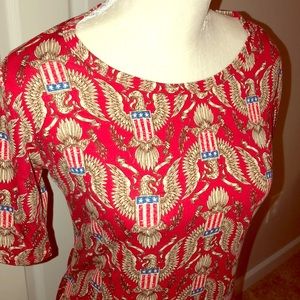 NWOT LulaRoe Patriotic Julia Dress
